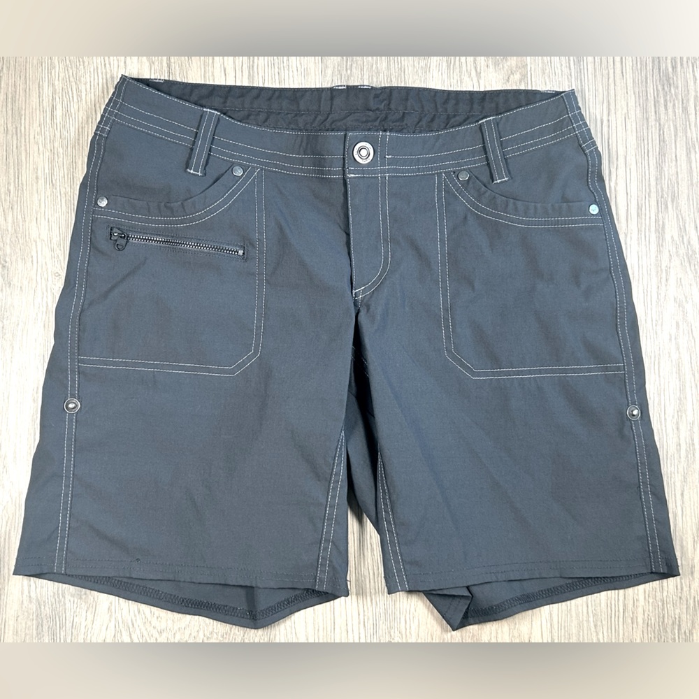 Kuhl Kliffside Air Roll Up Shorts Women’s 8 Hiking Outdoor Slate